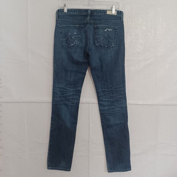 AG ADRIANO GOLDSCHMIED Women's 27R STILT CIGARETTE LEG Low Rise Jeans USA - Picture 2 of 9